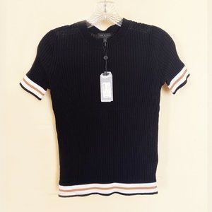 NWT Rag & Bone Black, Short Sleeves Arctic Tee S